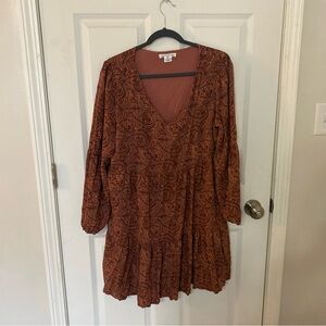 Lucky Brand. Long Sleeve Dress. Size L.